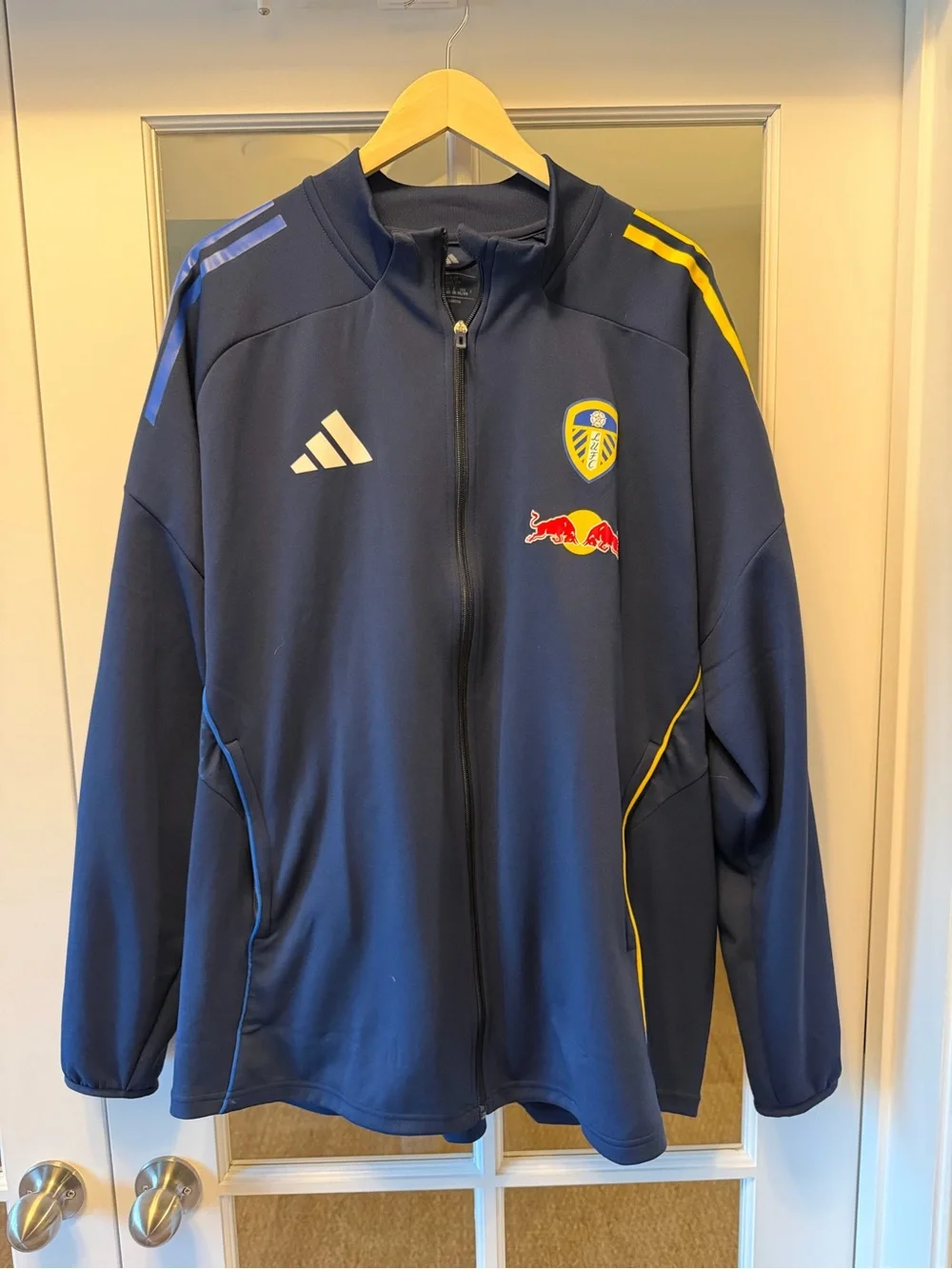 Adidas Navy Leeds United Training Jacket